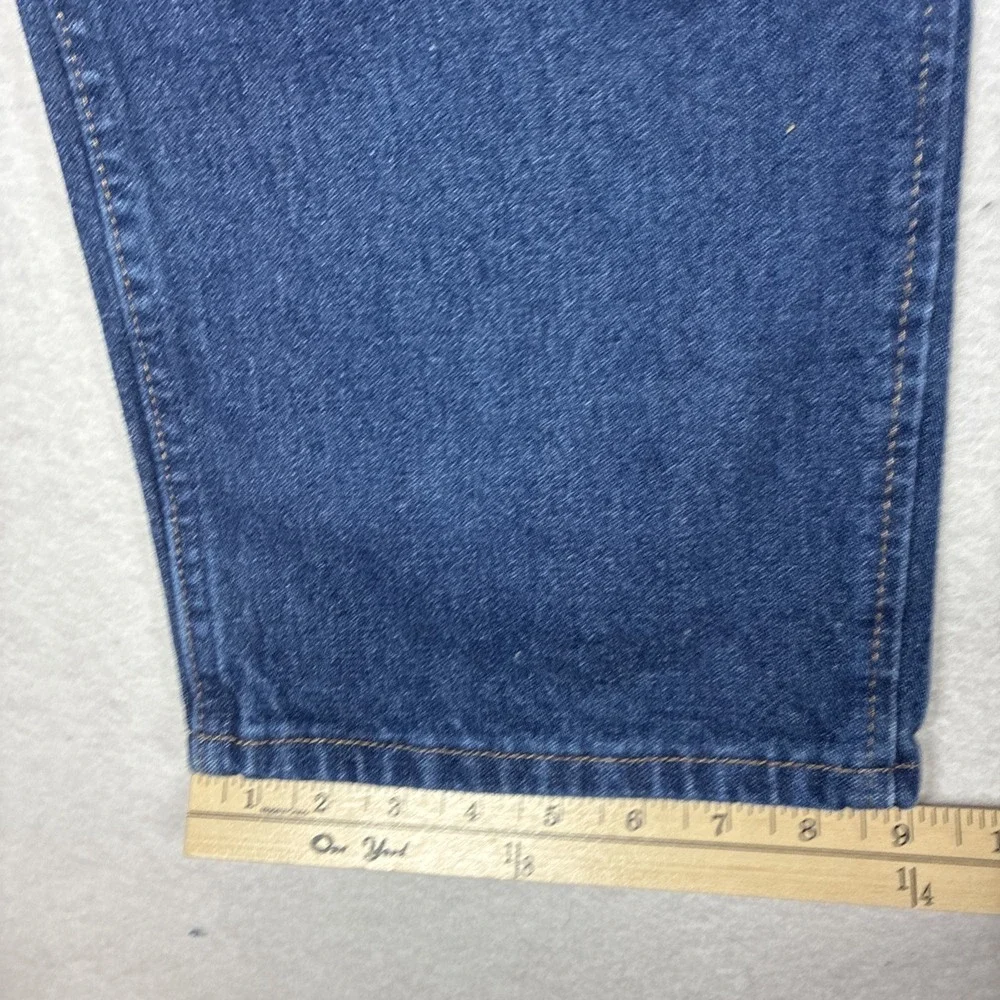 Wrangler 47 MWZ Blue Jeans Mens Size 44 x 32 Regular Fit Straight Leg Western